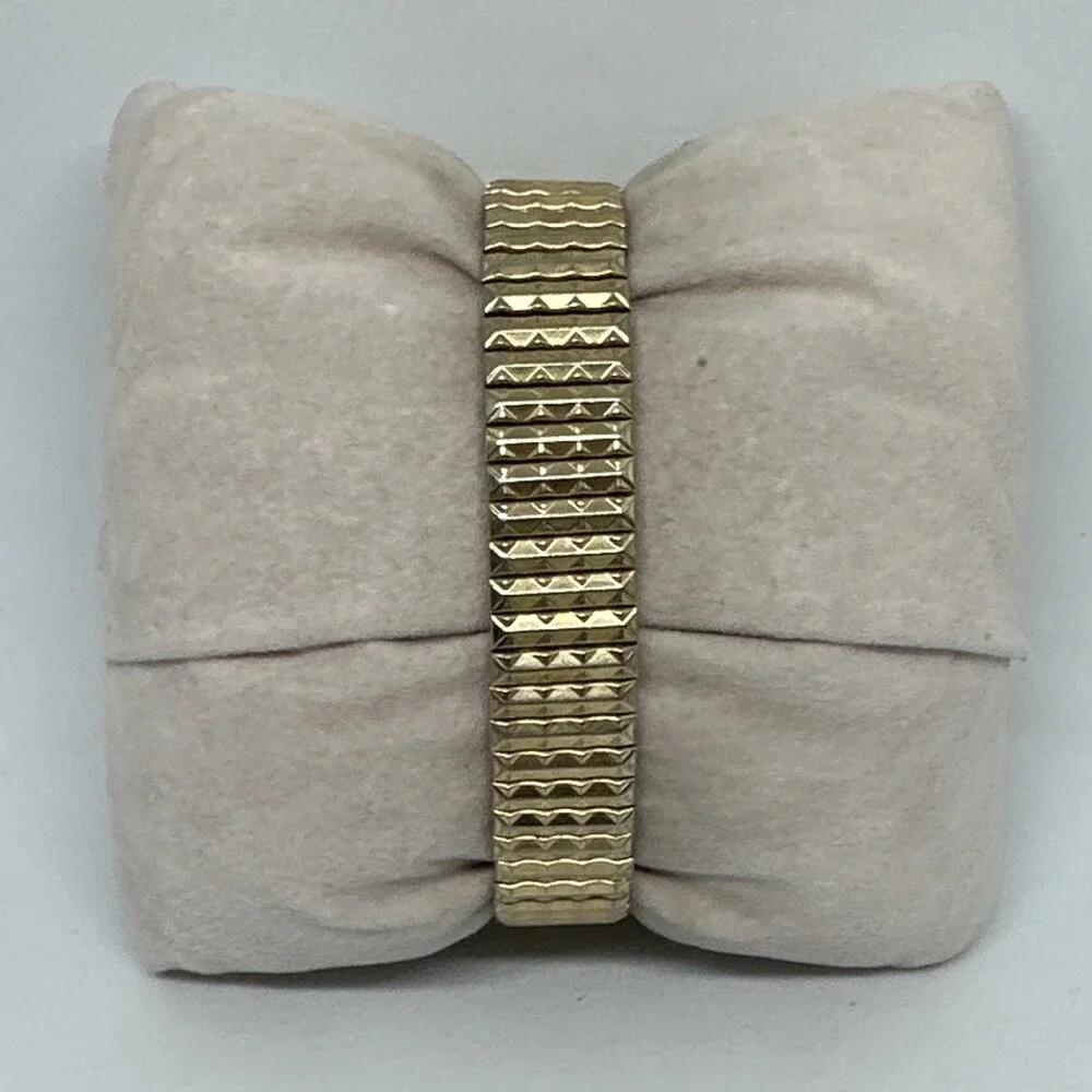 Fossil PC9266 Womens Gold Stainless Steel Bangle Analog Dial Quartz Watch HME526